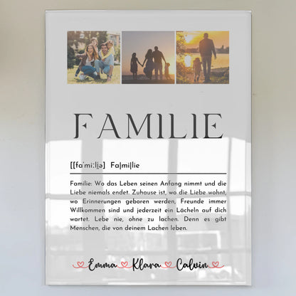 Familienbild Personalisiert mit Fotocollage Familie Definition Familie Geschenkideen 1