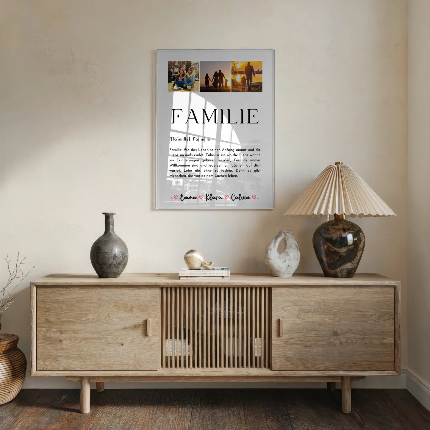 Familienbild Personalisiert mit Fotocollage Familie Definition Familie Geschenkideen 5