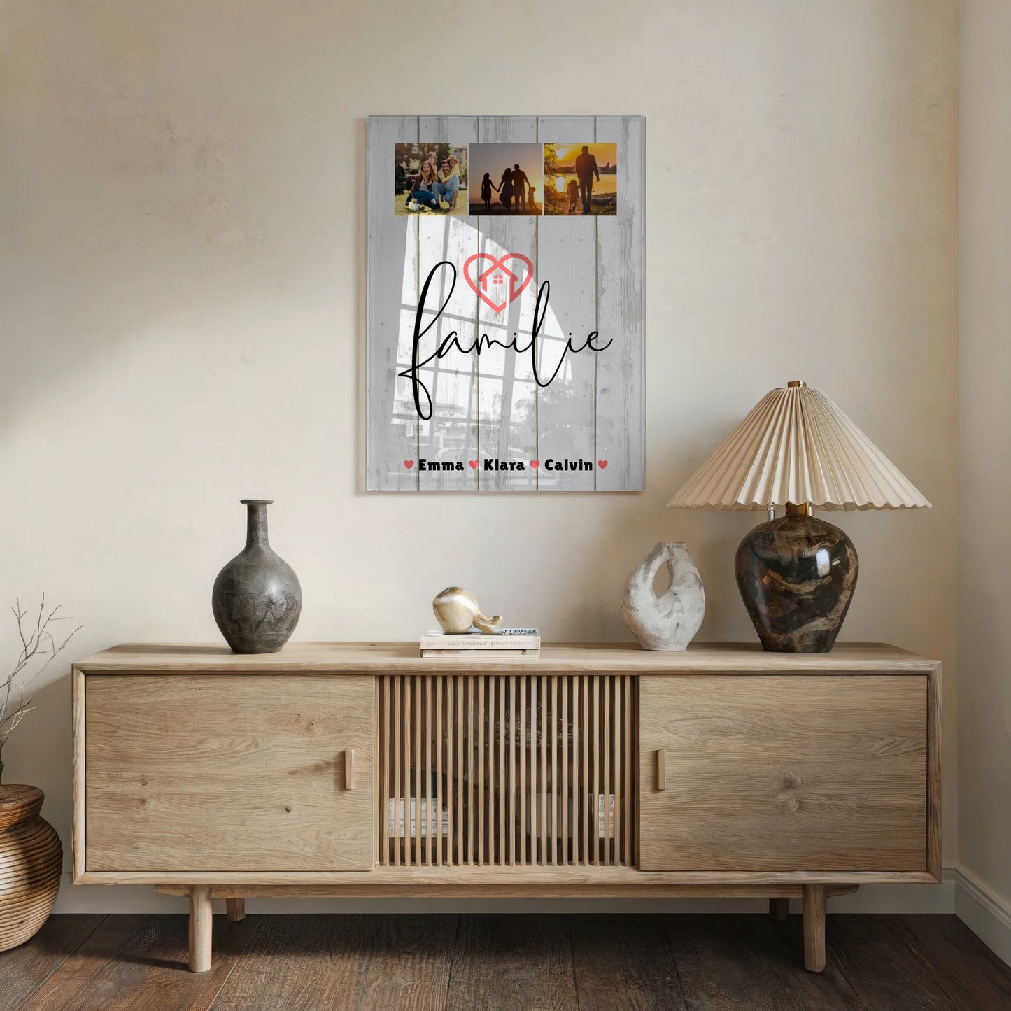 Familienbild Personalisiert Familie Fotocollage Personalisiertes Geschenk 5