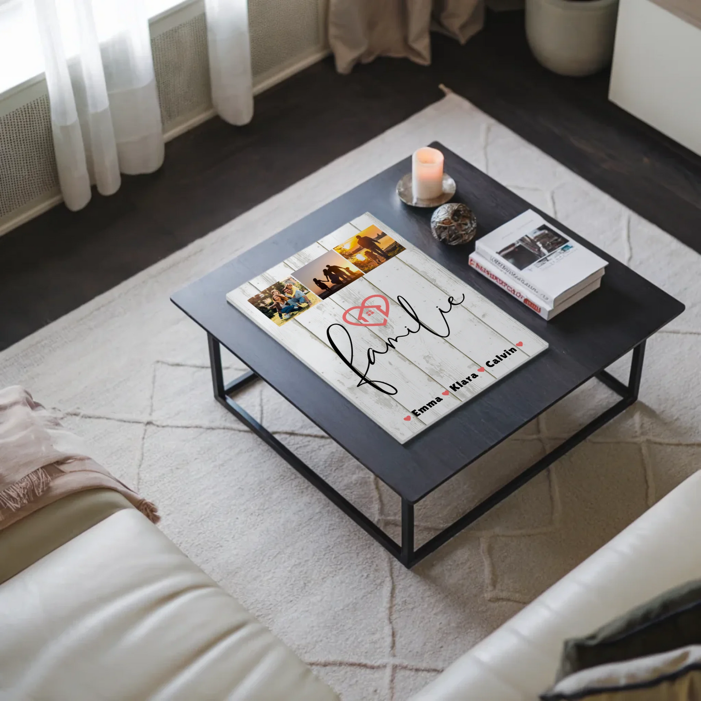 Familienbild Personalisiert Familie Fotocollage Individuelles Geschenk