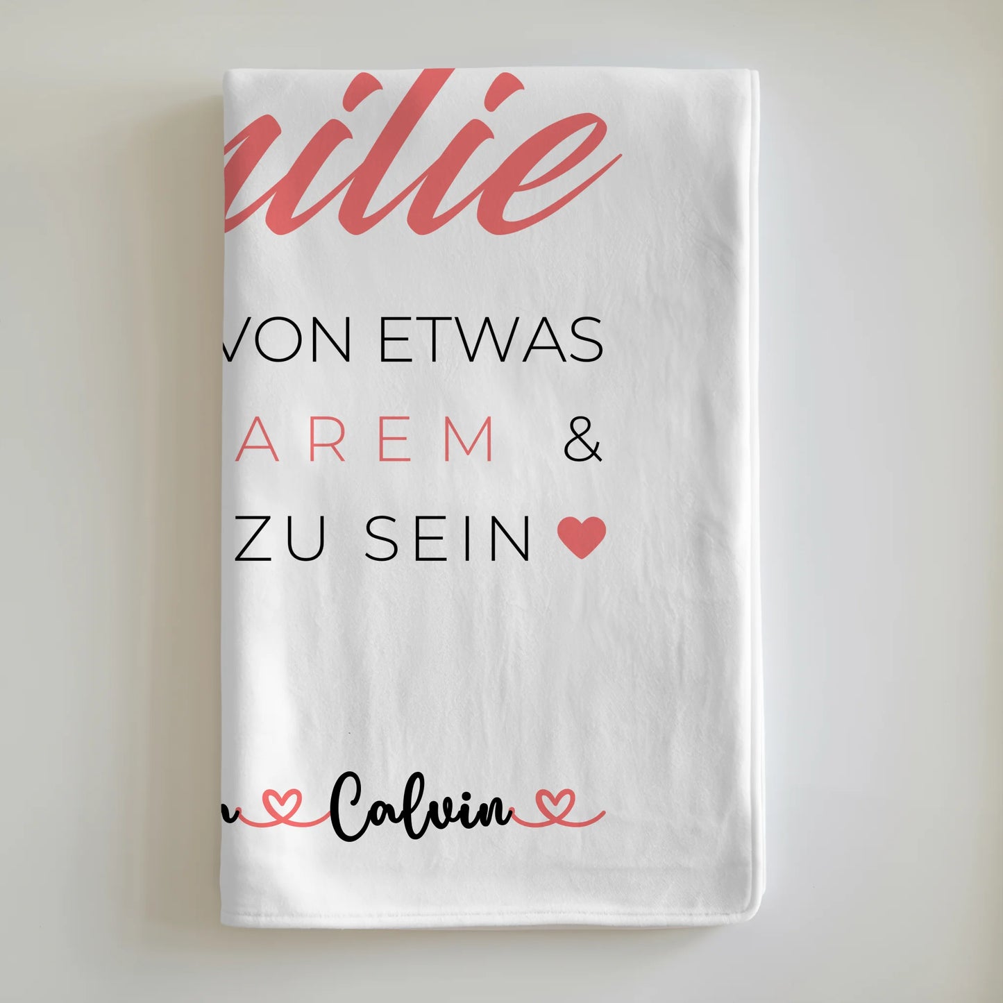 Personalisierte Kuscheldecke Mit Namen Geschenk Fotocollage Familie Familie ist unser kleines Wunder 6