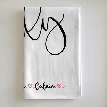 Personalisierte Decke Mit Namen Fotocollage für Familie Family Geschenkidee für die ganze Familie 6