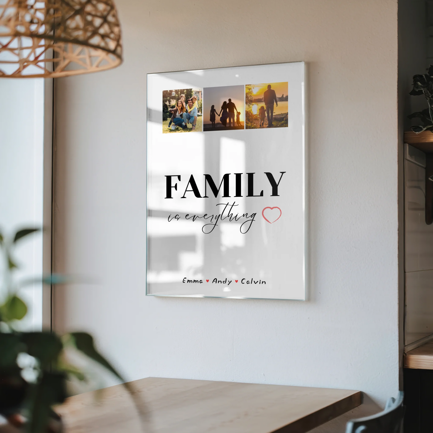 Familienbild Personalisiert Acrylglas Bild Familie Fotocollage Family Is Everything Geschenk 4