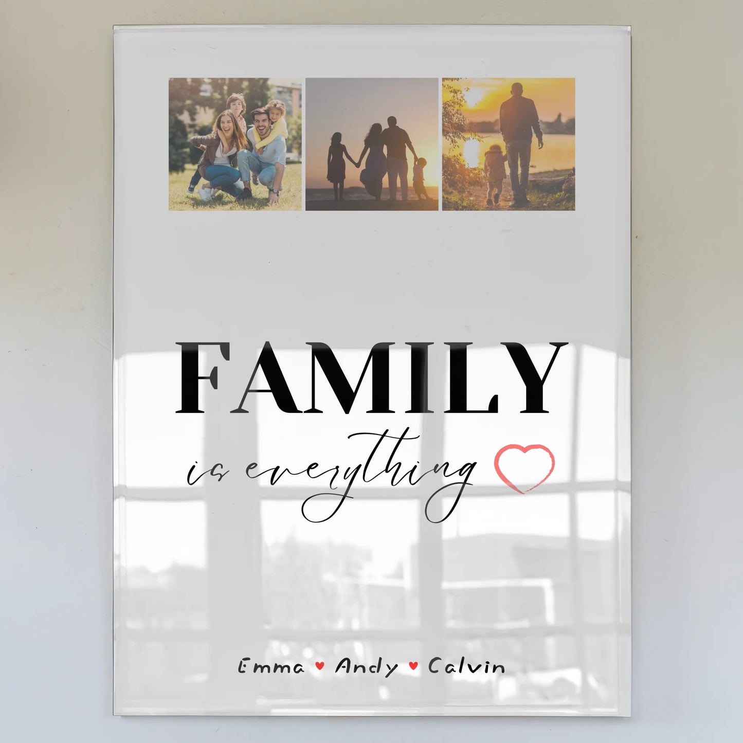 Familienbild Personalisiert Acrylglas Bild Familie Fotocollage Family Is Everything Geschenk 1