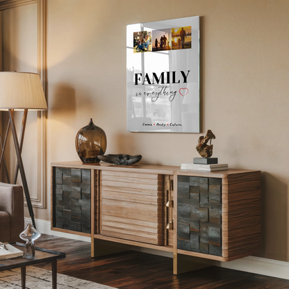 Familienbild Personalisiert Acrylglas Bild Familie Fotocollage Family Is Everything Geschenk 2