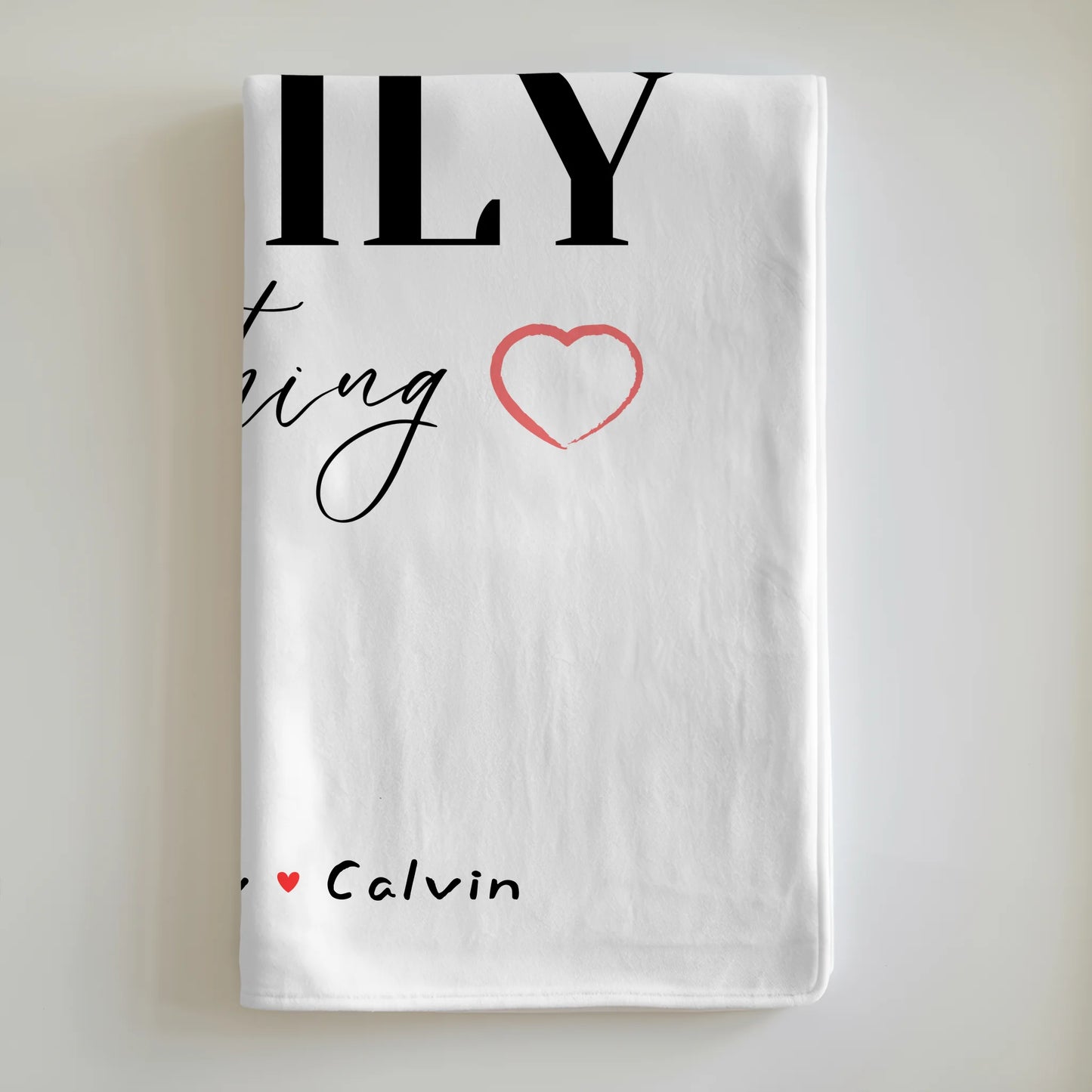 Namensdecke Familie Fotocollage Family Is Everything personalisiertes Geschenk für Familie 6