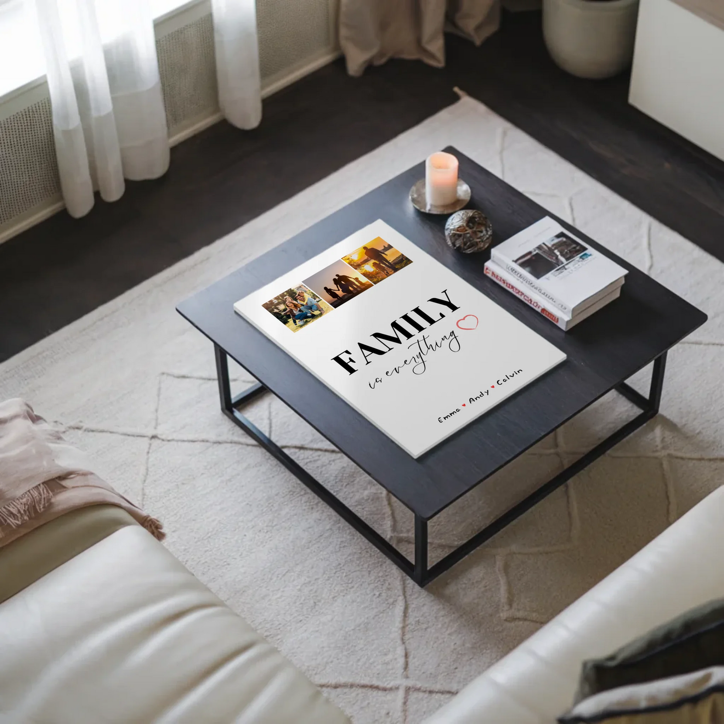 Personalisiertes Wandbild Familie Familie Fotocollage Family Is Everything Geschenke für die Familie 9