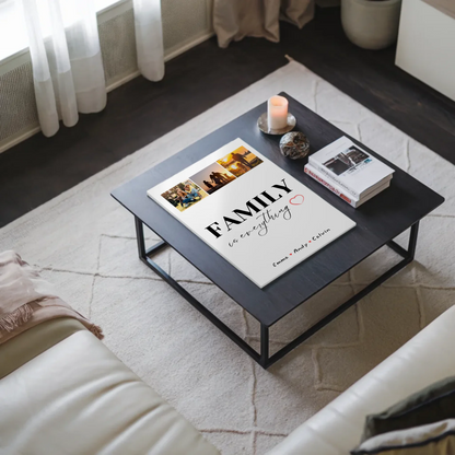 Personalisiertes Wandbild Familie Familie Fotocollage Family Is Everything Geschenke für die Familie