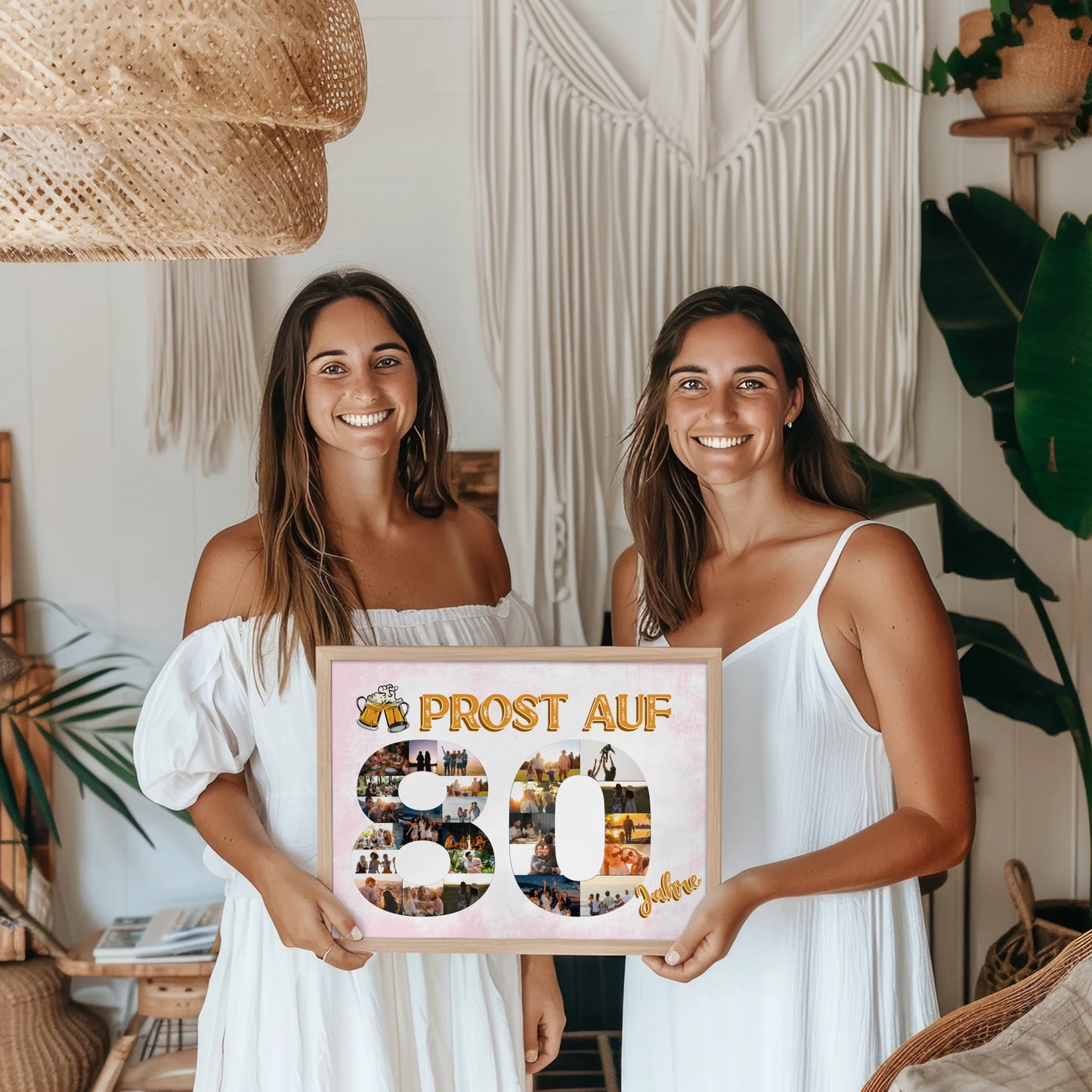 Poster als Geschenkidee Prost Auf 80 Geburtstag Für Männer Bier