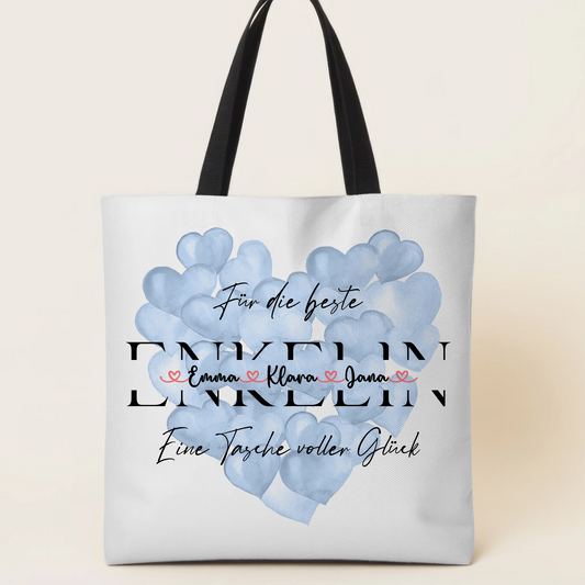 Tasche Mit Namen Personalisiert für ENKELIN Stoffbeutel mit Motiv & Wunschtext 1