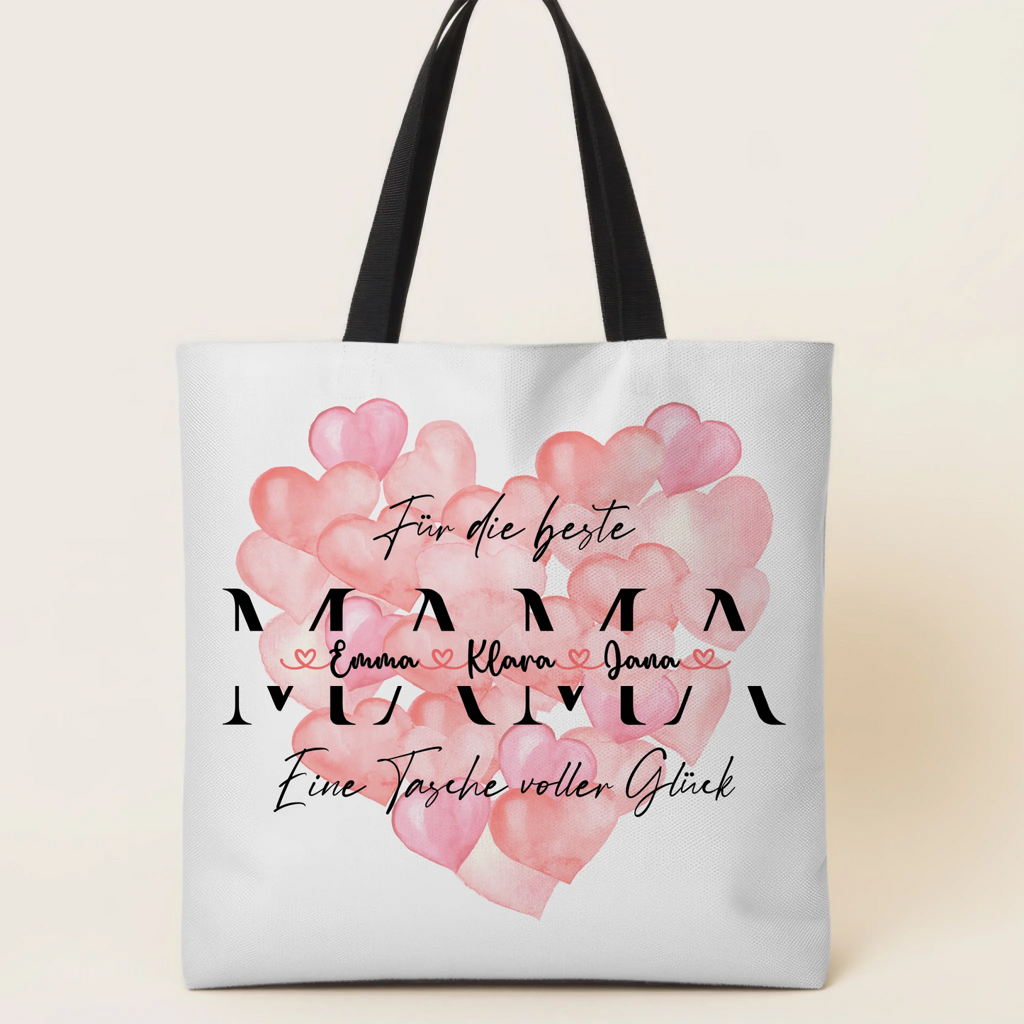 Mom Tasche Mit Namen personalisierte Mama Einkaufstasche mit Wunschtext 1