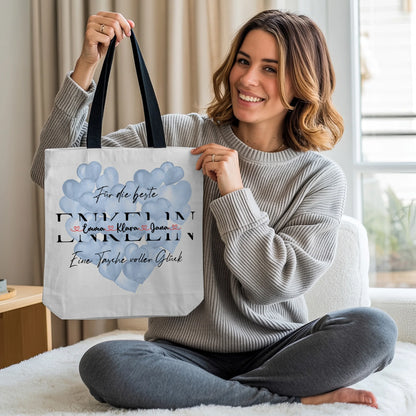 Tasche Mit Namen Personalisiert für ENKELIN Stoffbeutel mit Motiv & Wunschtext 2