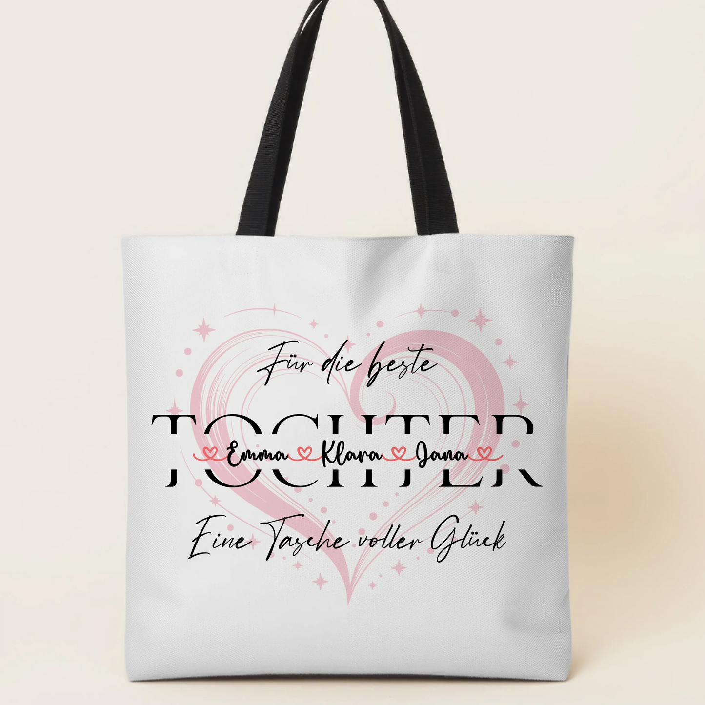 Tasche Mit Namen Personalisiert für Tochter Stoffbeutel 1
