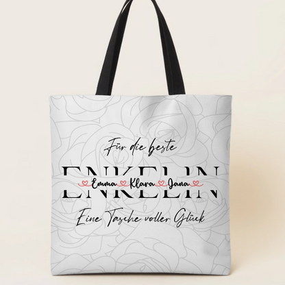 Tasche Mit Namen Personalisiert Enkeltochter Papaya mit Wunschtext 1