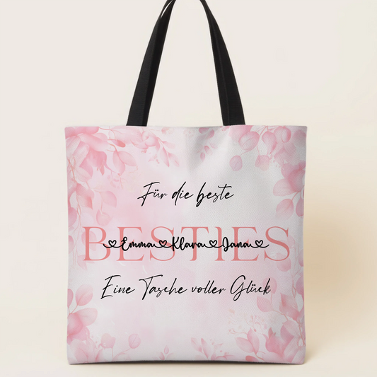 Tasche Mit Namen Personalisiert Eukalyptus Beste Freundin 1