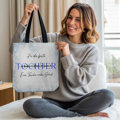 Tasche Mit Namen Personalisiert Tochter Pastel Aqua 2