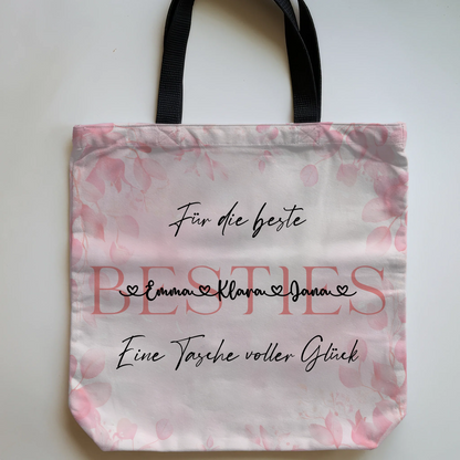Tasche Mit Namen Personalisiert Eukalyptus Beste Freundin 5