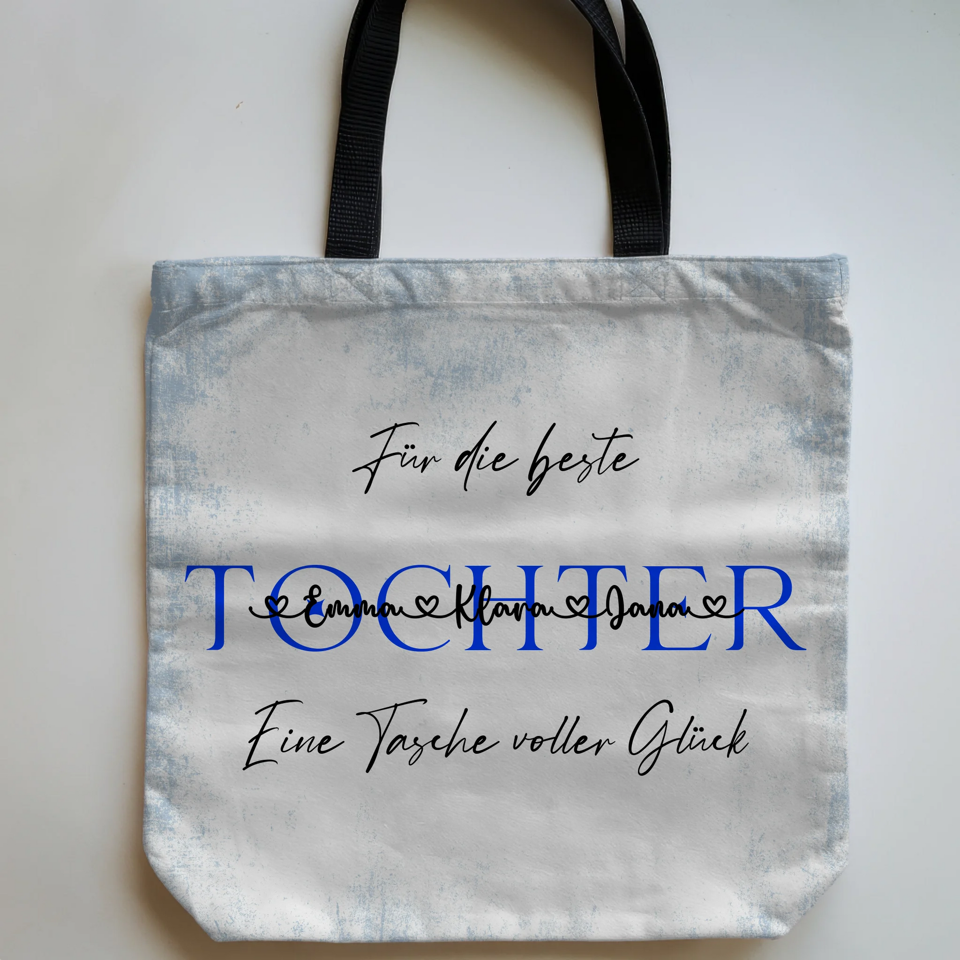 Tasche Mit Namen Personalisiert Tochter Pastel Aqua 5