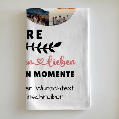 Personalisierte Decke Tochter 30 Geburtstag Fotos Wunschtext