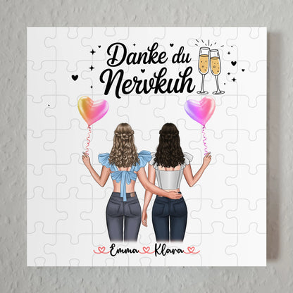 Fotoboard beste Freundinnen mit Namen und Spruch