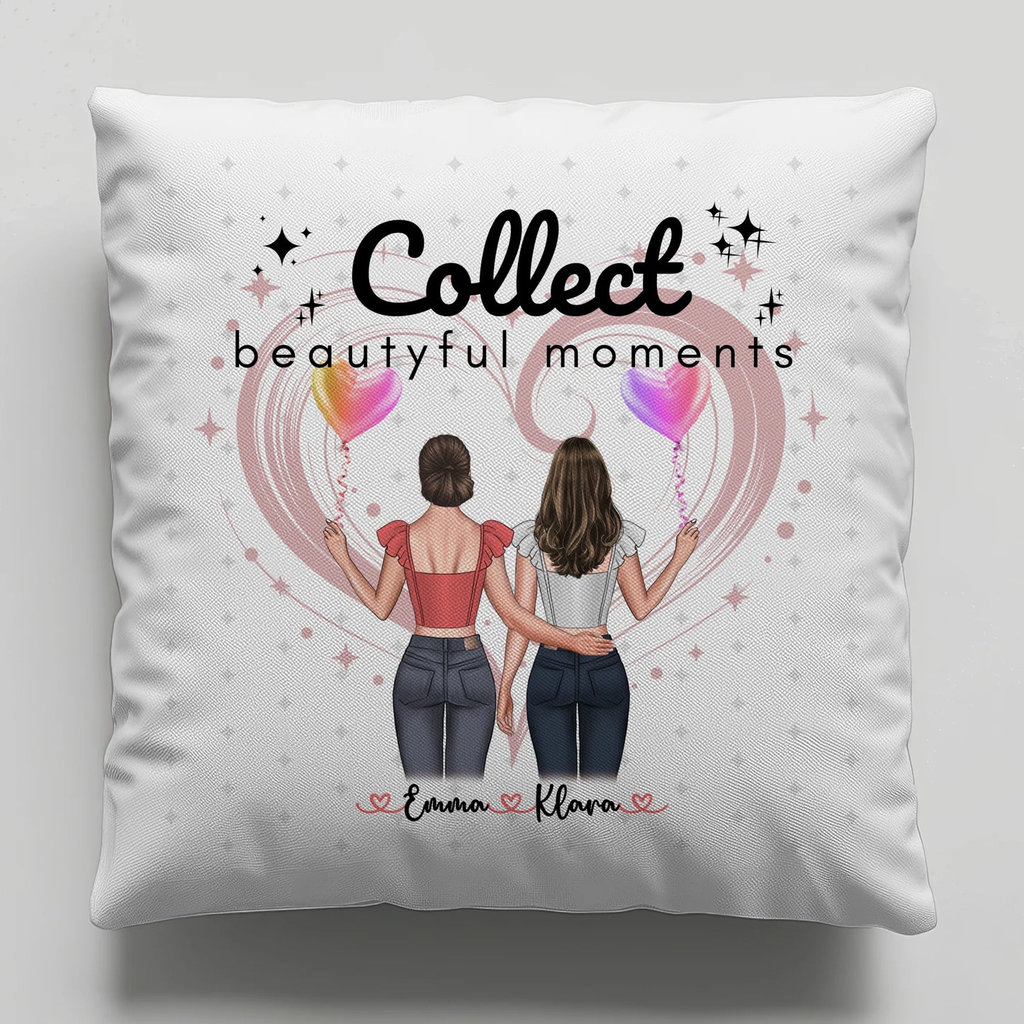 Kissen mit Foto beste Freundin personalisiert mit Namen & Spruch