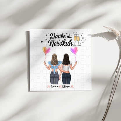 Fotoboard beste Freundinnen mit Namen und Spruch