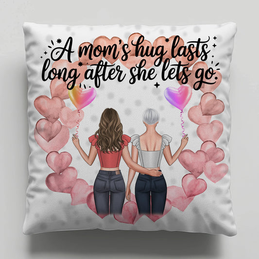 Kissen Mit Namen Mama A moms hug mit 2 Clipart Frauen, Namen & Wunschtext personalisierbar