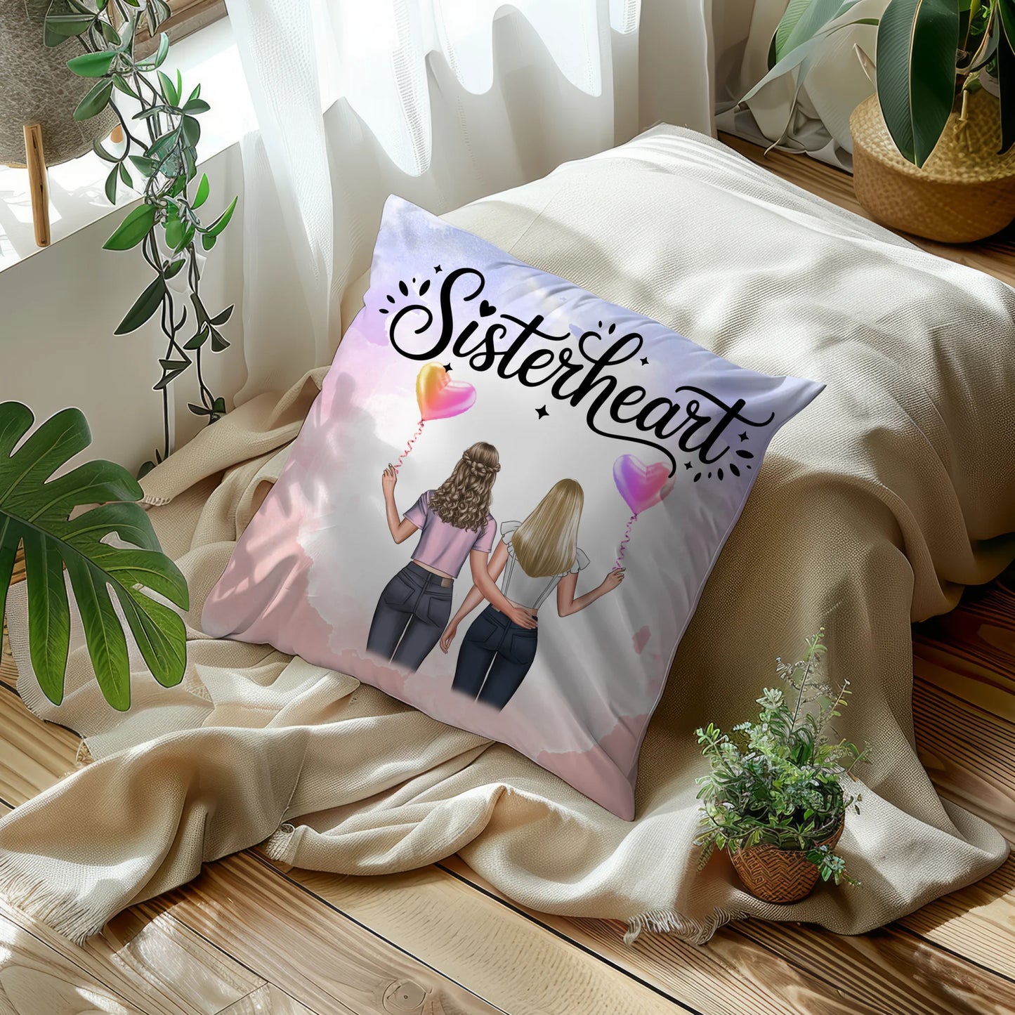 Foto Kissen Mit Namen für Schwester 2 Clipart Frauen