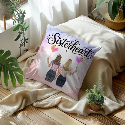 Foto Kissen Mit Namen für Schwester 2 Clipart Frauen