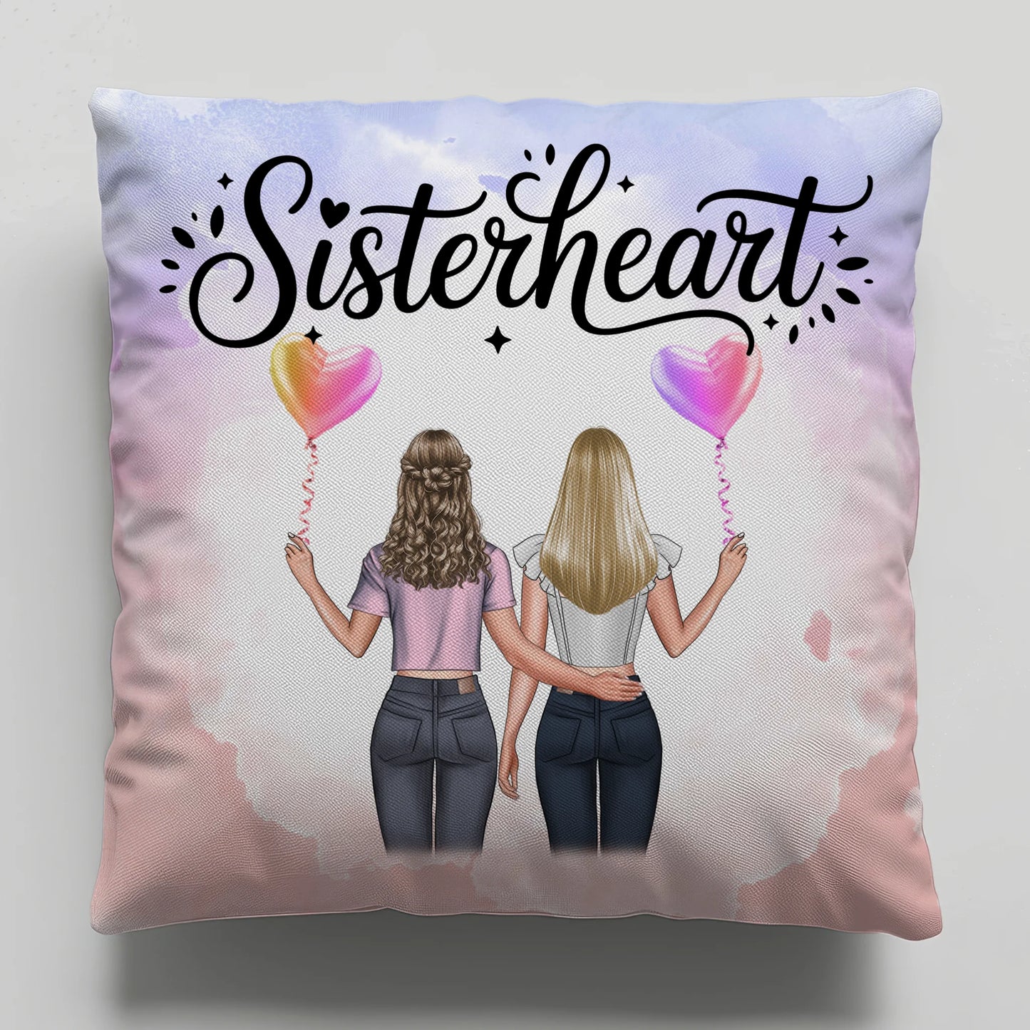 Foto Kissen Mit Namen für Schwester 2 Clipart Frauen