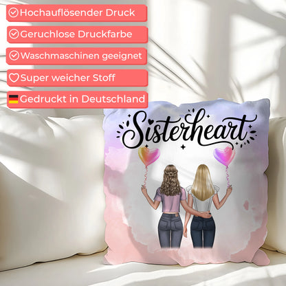 Foto Kissen Mit Namen für Schwester 2 Clipart Frauen