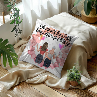Kissen Mit Namen Mama A moms hug mit 2 Clipart Frauen, Namen & Wunschtext personalisierbar