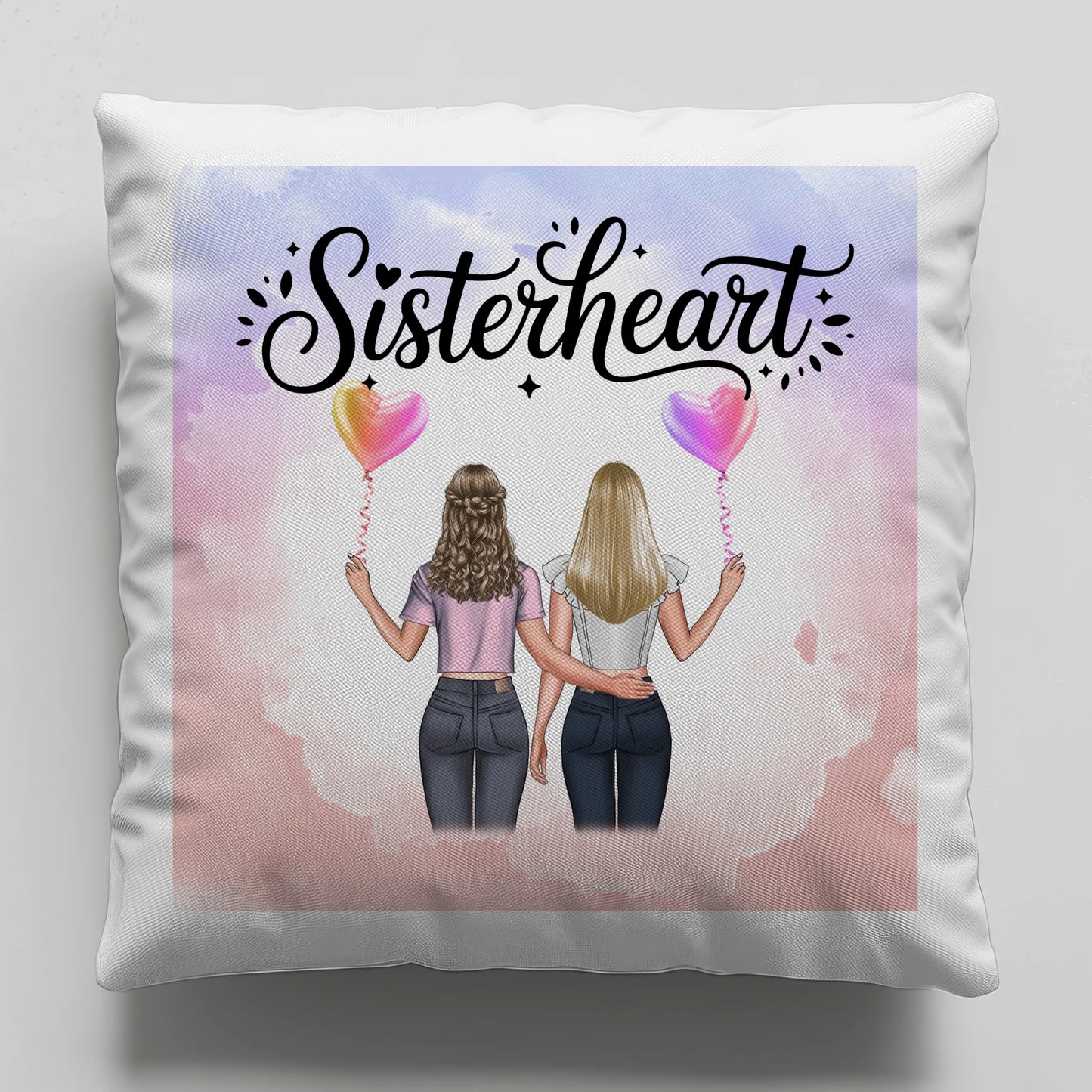 Foto Kissen Mit Namen für Schwester 2 Clipart Frauen