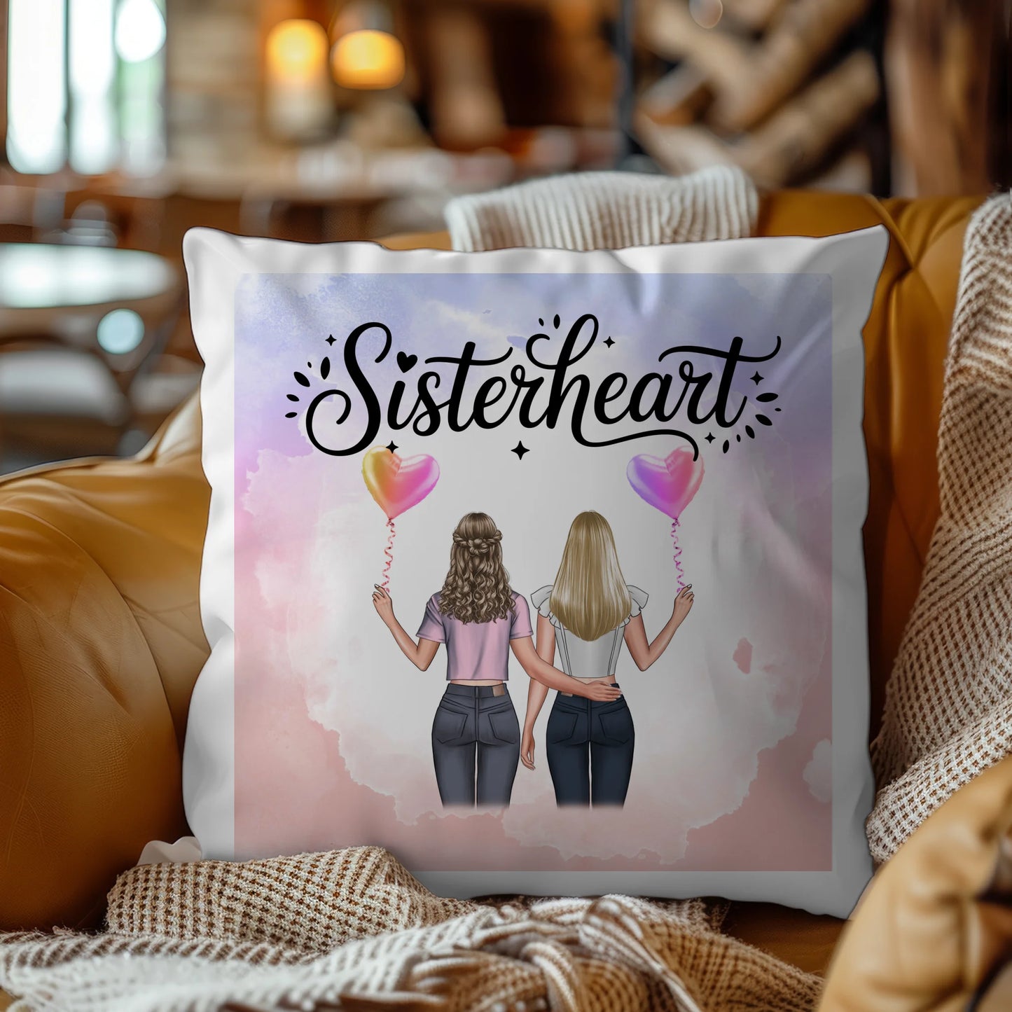 Foto Kissen Mit Namen für Schwester 2 Clipart Frauen