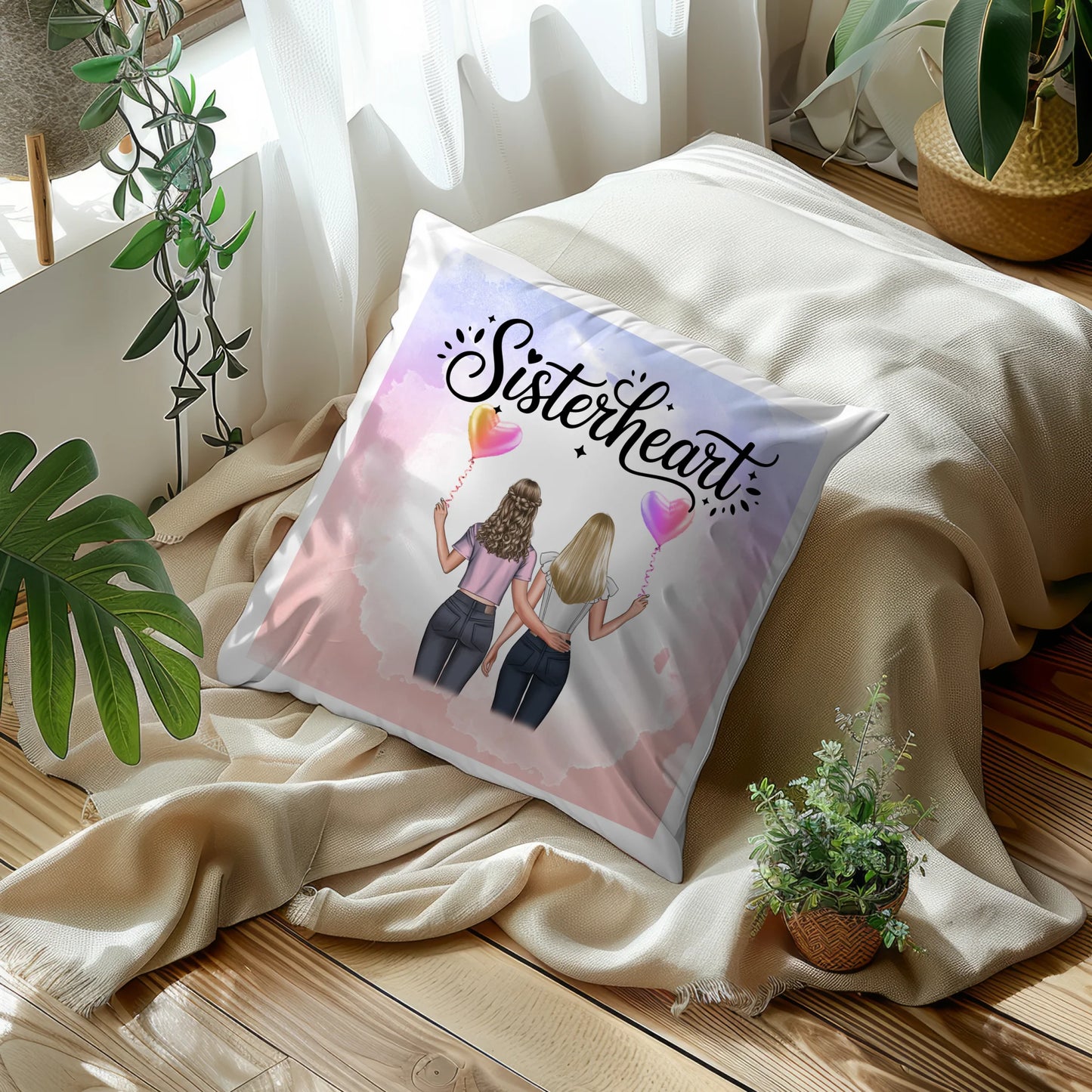 Foto Kissen Mit Namen für Schwester 2 Clipart Frauen