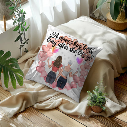 Kissen Mit Namen Mama A moms hug mit 2 Clipart Frauen, Namen & Wunschtext personalisierbar