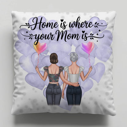 Mama Kissen personalisierbar mit 2 Frauen, Namen & Wunschtext