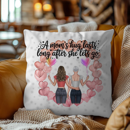 Kissen Mit Namen Mama A moms hug mit 2 Clipart Frauen, Namen & Wunschtext personalisierbar
