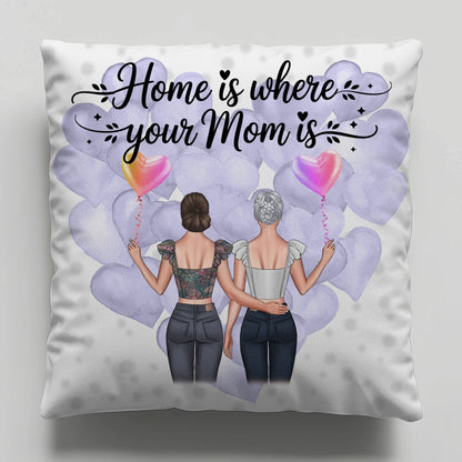 Mama Kissen personalisierbar mit 2 Frauen, Namen & Wunschtext