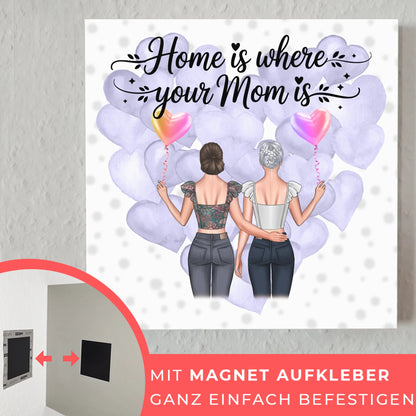 Personalisiertes Fotoboard Mama Plakat mit Namen & Wunschtext
