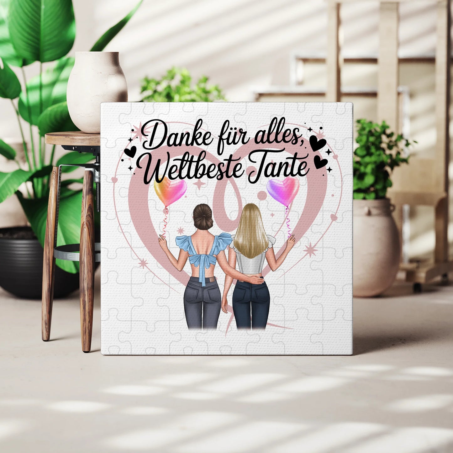 Fotocollage Großes Bild Aus Vielen Kleinen Leinwand für Tante Beste Nichte Danke für alles
