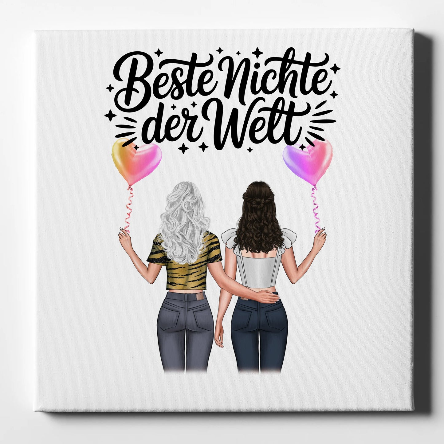 Leinwand Collagen Erstellen für Beste Nichte mit Clipart & Namen