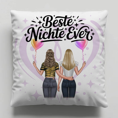 Kissen Mit Namen Nichte Beste Nichte Ever 2 Clipart Frauen Hintergrundbild & Wunschtext
