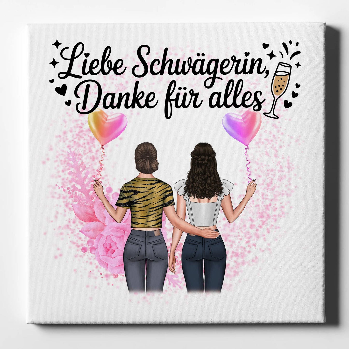 Leinwand Fotocollage Großes Bild Aus Vielen Kleinen Schwägerin 2 Clipart Frauen & Namen