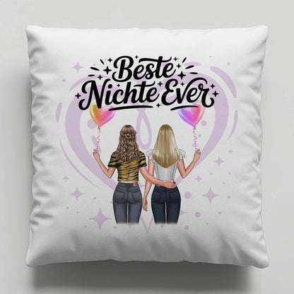 Kissen Mit Namen Nichte Beste Nichte Ever 2 Clipart Frauen Hintergrundbild & Wunschtext