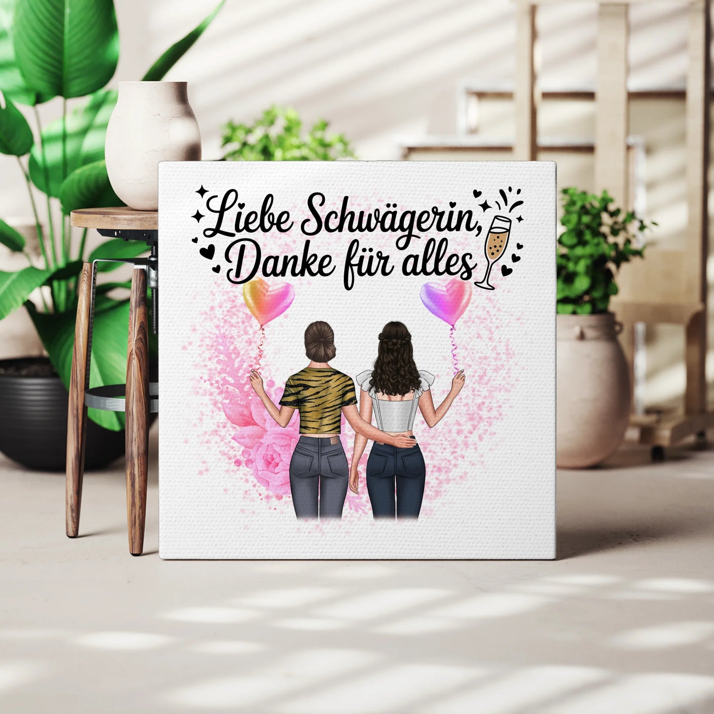 Leinwand Fotocollage Großes Bild Aus Vielen Kleinen Schwägerin 2 Clipart Frauen & Namen