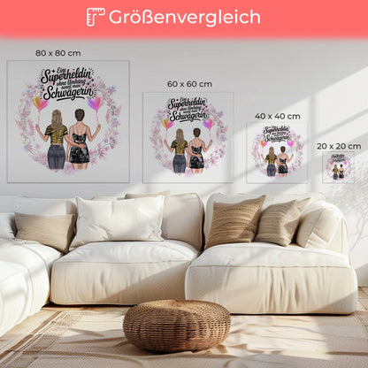 Leinwand Collagen Erstellen Schwägerin 2 Clipart Frauen