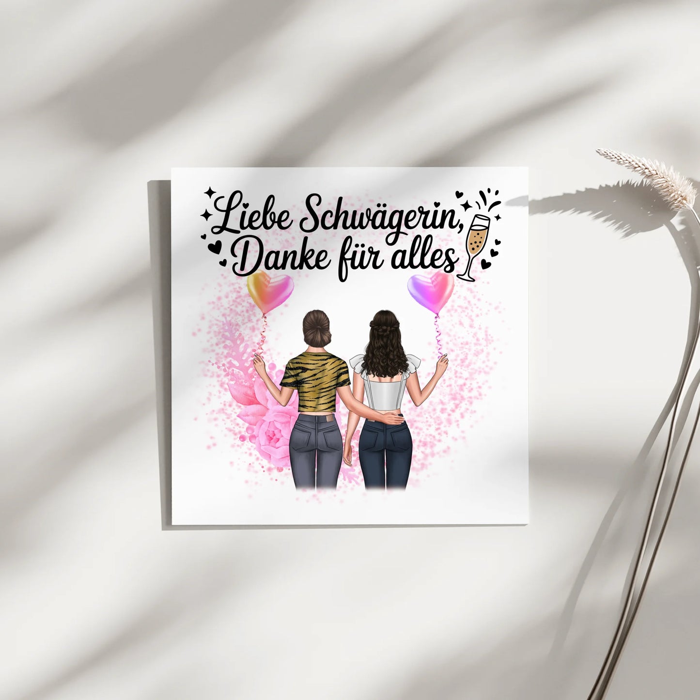 Leinwand Fotocollage Großes Bild Aus Vielen Kleinen Schwägerin 2 Clipart Frauen & Namen