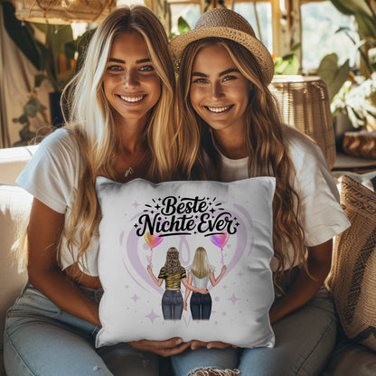 Kissen Mit Namen Nichte Beste Nichte Ever 2 Clipart Frauen Hintergrundbild & Wunschtext