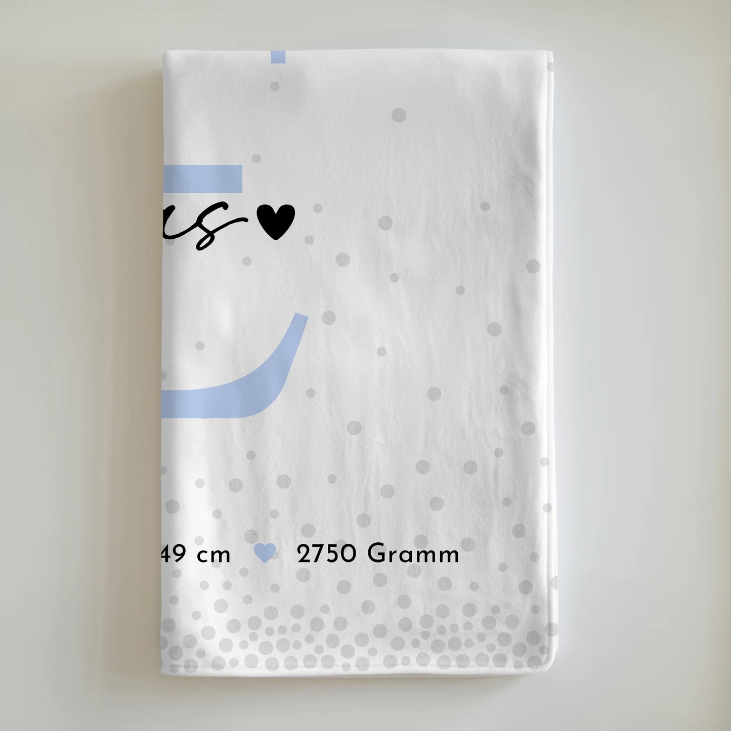 Babydecke Mit Namen zur Geburt Fotocollage mit Geburtsdaten Magic Rain Muster Geschenk 6